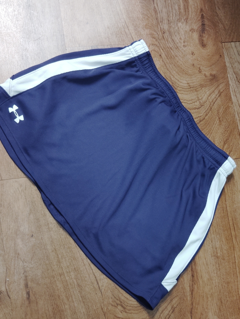 Under Armour Navy Athletic Skirt with White Side Panels